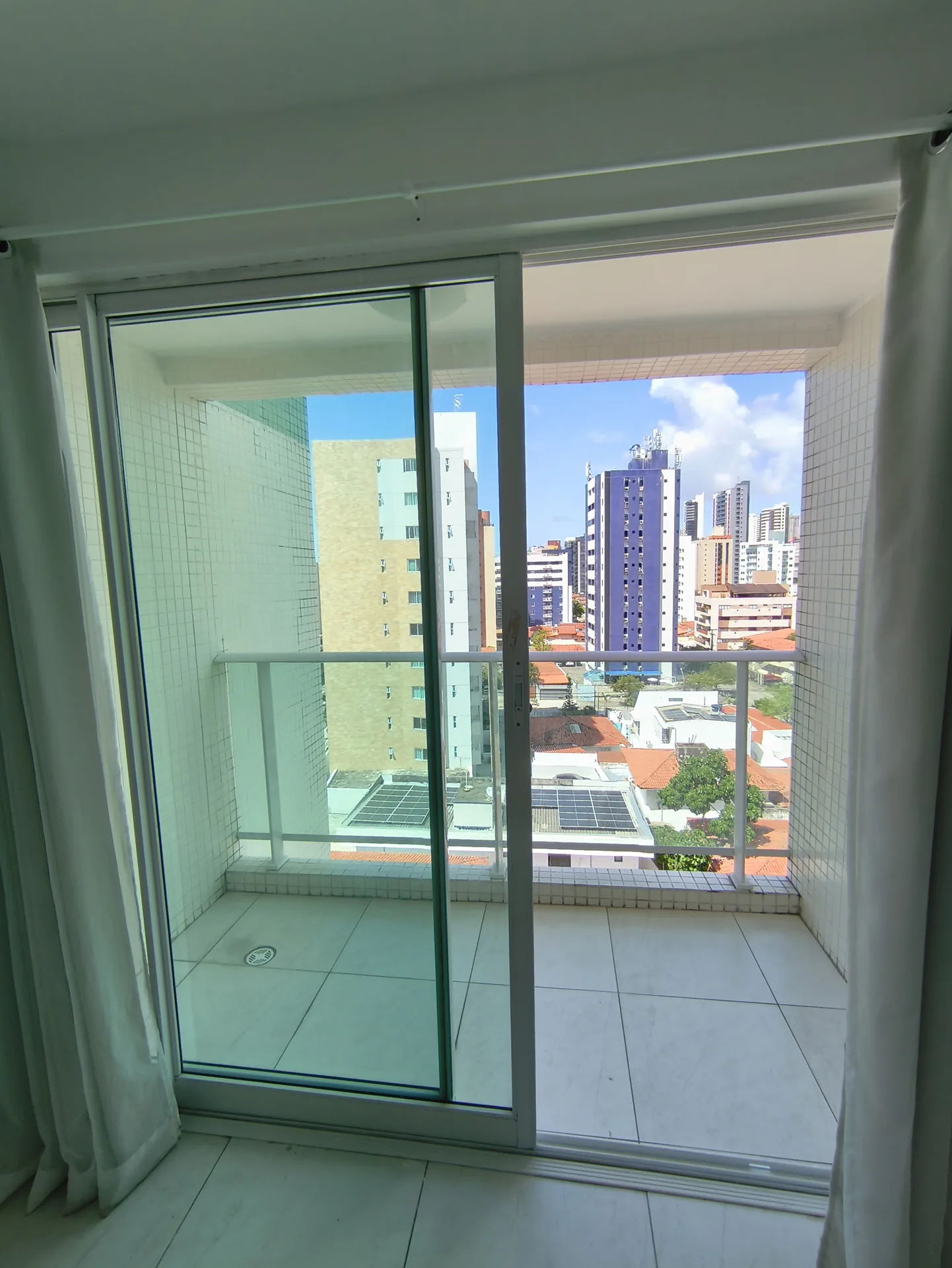 Varanda do apartamento 706 com vista para Manaíra, João Pessoa